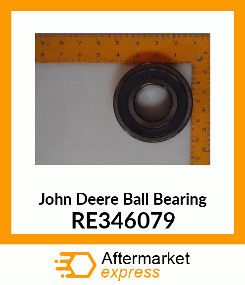 Ball Bearing - BALL BEARING, 45X100X25 W/SEALS HIG RE346079