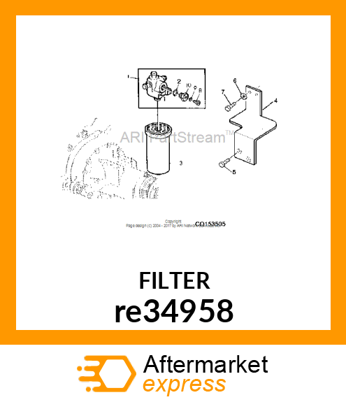 OIL FILTER re34958