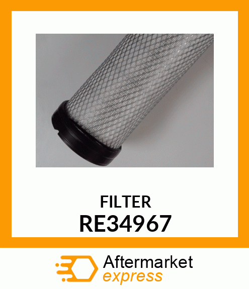 ELEMENT,AIR CLEANER,SECONDARY RE34967