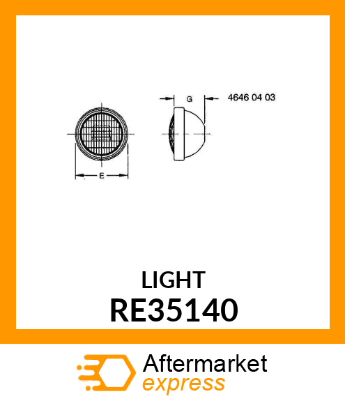 FLOODLAMP, ASSEMBLY RE35140