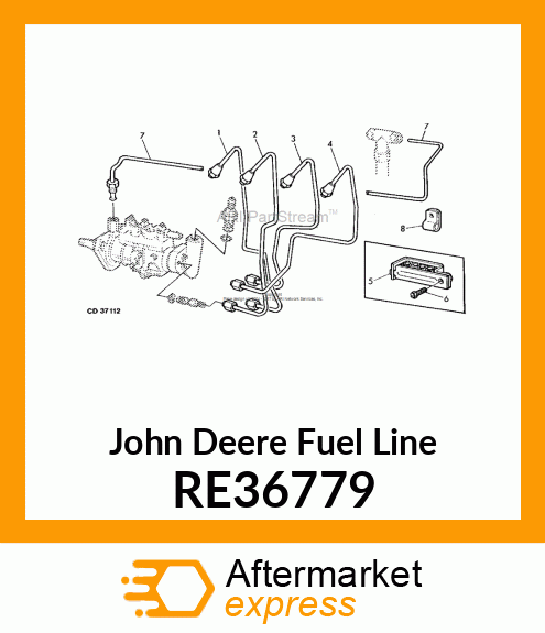 CONDUITE DE COMBUSTIBLE,NO2 RE36779