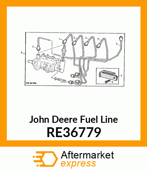 CONDUITE DE COMBUSTIBLE,NO2 RE36779