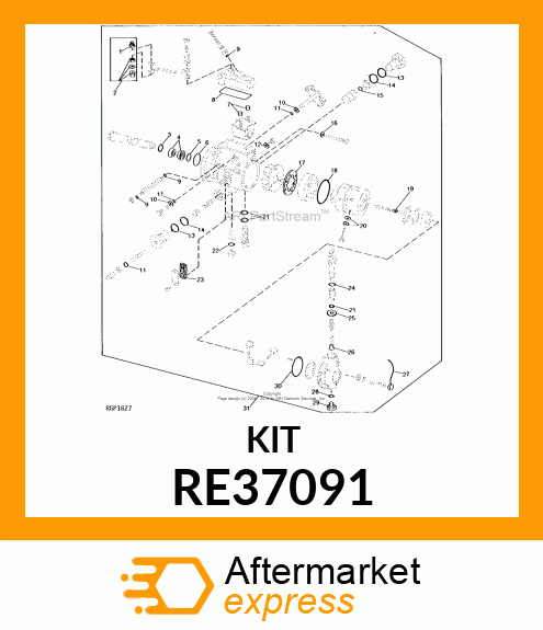 KIT,ELECTRIC SHUT RE37091