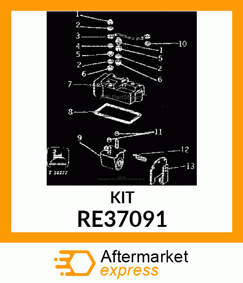 KIT,ELECTRIC SHUT RE37091