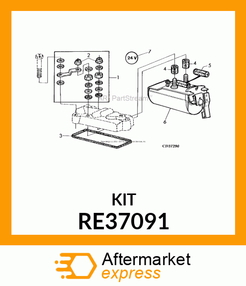 KIT,ELECTRIC SHUT RE37091