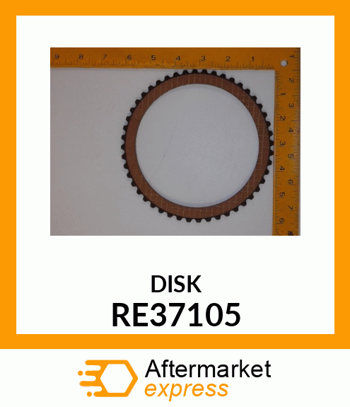 DISK,SYNCHRONIZER WITH FACING RE37105