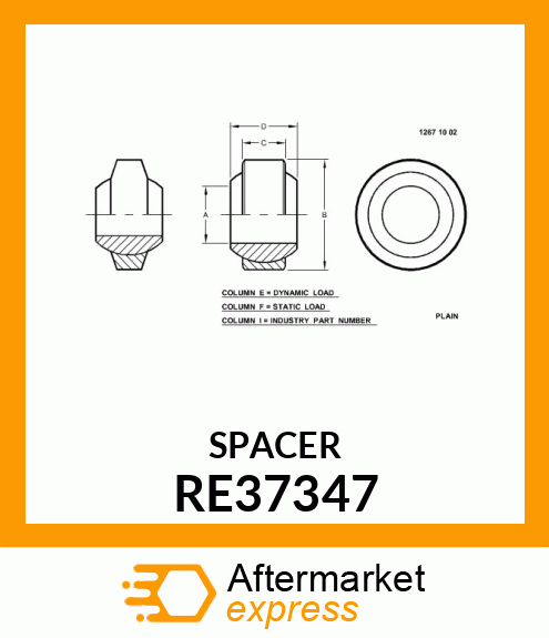 Aligning Bushing RE37347