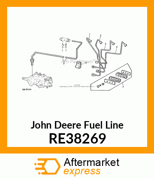 CONDUITE DE COMBUSTIBLE,NO4 RE38269