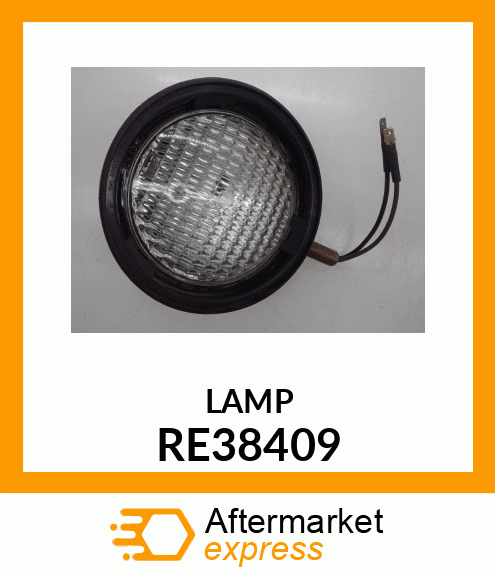 HEADLIGHT, TRACTOR, HALOGEN RE38409