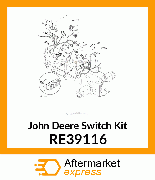 SWITCH KIT, NEUTRAL START RE39116