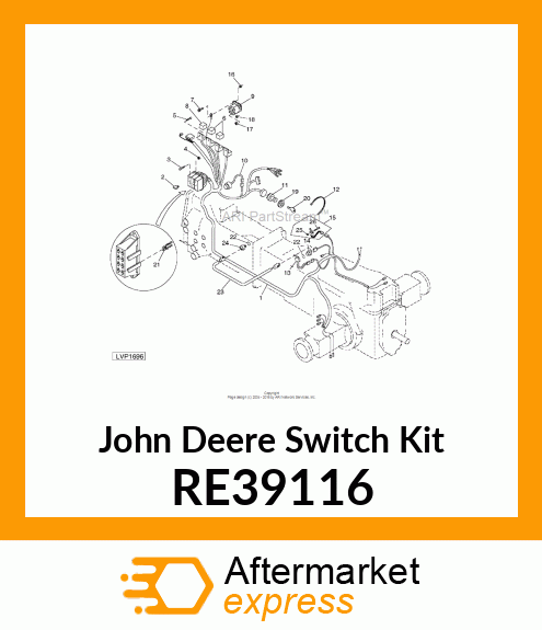 SWITCH KIT, NEUTRAL START RE39116