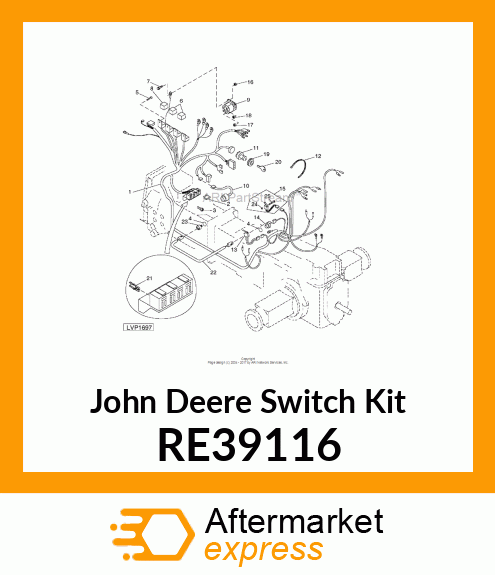 SWITCH KIT, NEUTRAL START RE39116