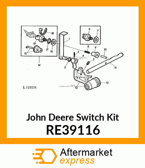 SWITCH KIT, NEUTRAL START RE39116