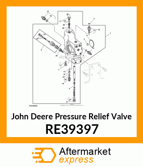 PRESSURE RELIEF VALVE RE39397