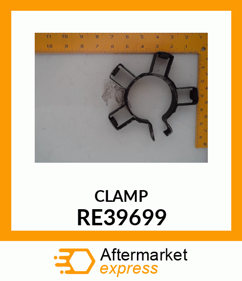 CLAMP, HEAT SHIELD, UPPER RE39699