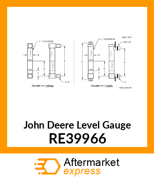 GAGE, LIQUID LEVEL RE39966