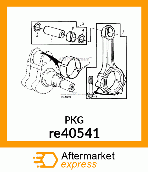 CONNECTING ROD re40541