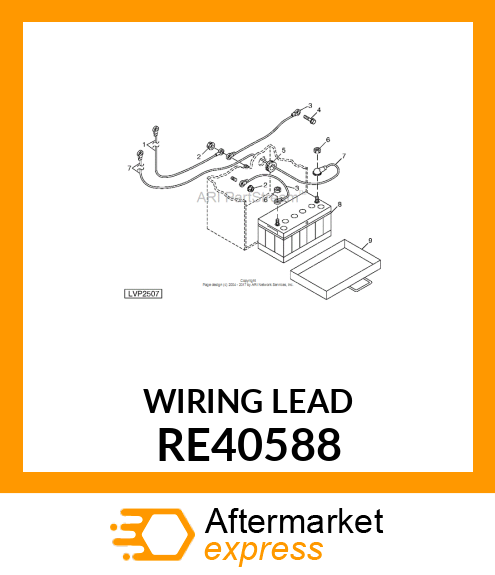 LEAD, WIRING RE40588