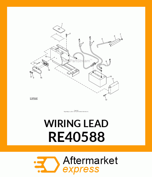 LEAD, WIRING RE40588