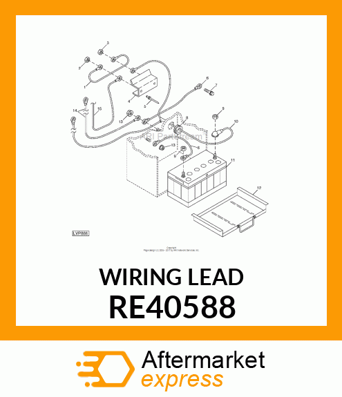 LEAD, WIRING RE40588