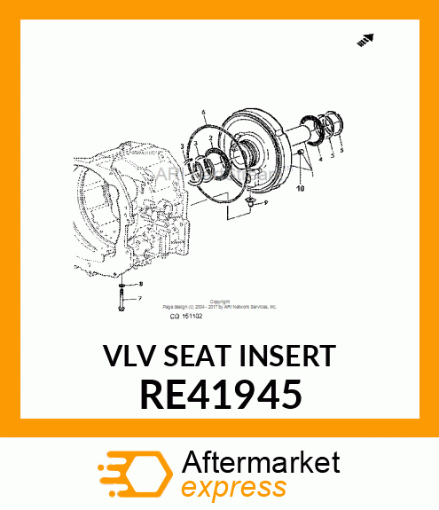 SEAT, WITH BLOW RE41945