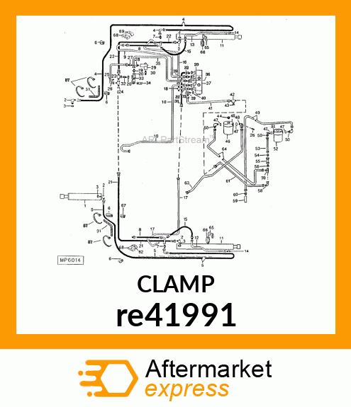 WORM GEAR CLAMP(TYPE F )U.S.,CANADA re41991