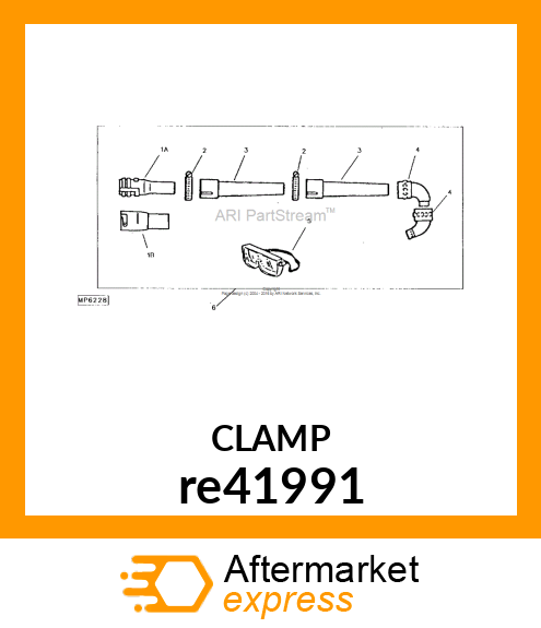 WORM GEAR CLAMP(TYPE F )U.S.,CANADA re41991