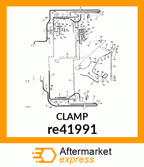 WORM GEAR CLAMP(TYPE F )U.S.,CANADA re41991