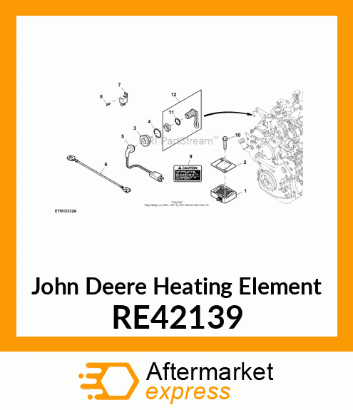 HEATING ELEMENT RE42139