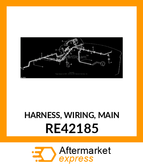 HARNESS, WIRING, MAIN RE42185