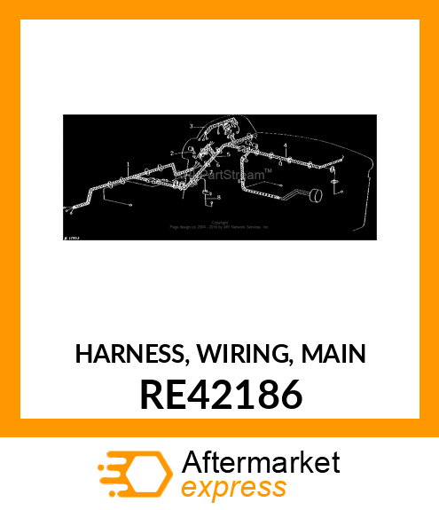 HARNESS, WIRING, MAIN RE42186