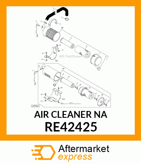 AIR CLEANER NA RE42425