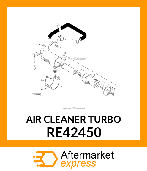 AIR CLEANER TURBO RE42450