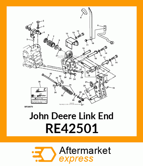 LINK END, ROD RE42501