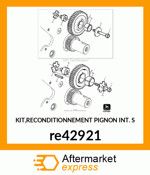 KIT,RECONDITIONNEMENT PIGNON INT. S re42921