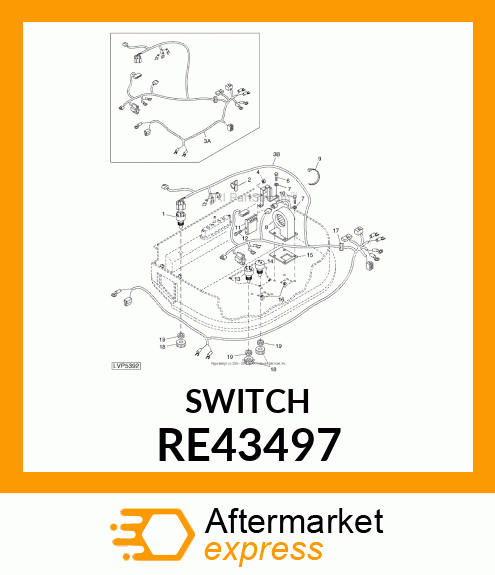 SWITCH, ROTARY RE43497