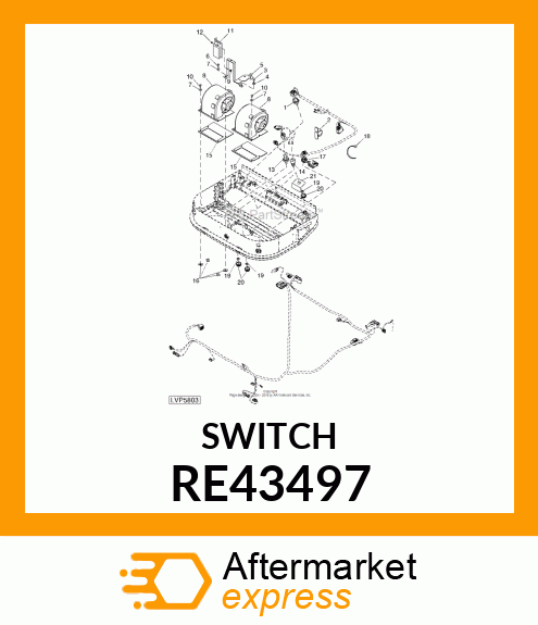 SWITCH, ROTARY RE43497