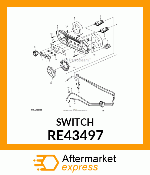 SWITCH, ROTARY RE43497