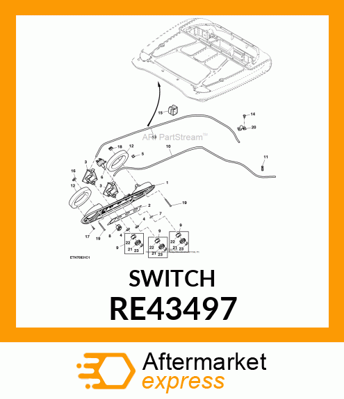 SWITCH, ROTARY RE43497