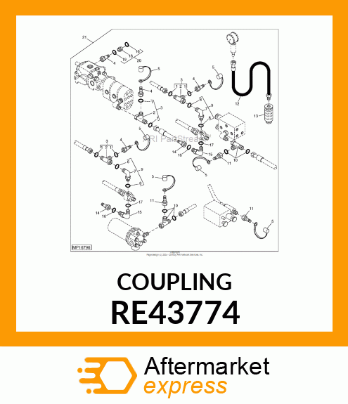 DIAGNOSTIC COUPLING RE43774