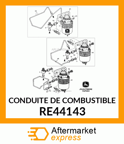 CONDUITE DE COMBUSTIBLE RE44143