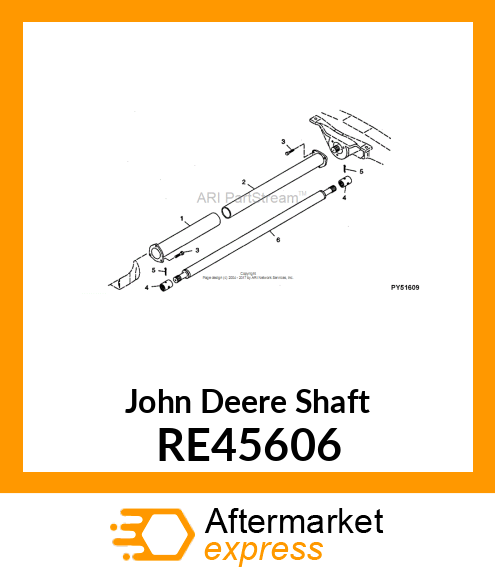 SHAFT, DRIVE, ASSEMBLY RE45606