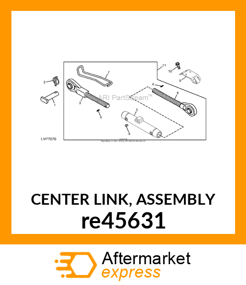 CENTER LINK, ASSEMBLY re45631