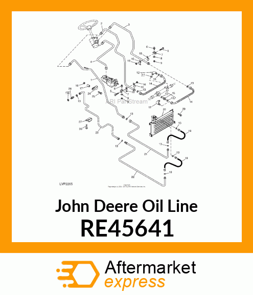 LINE, OIL RE45641