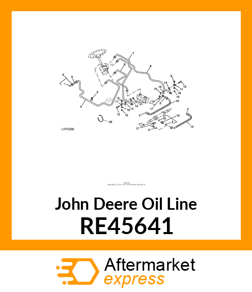 LINE, OIL RE45641