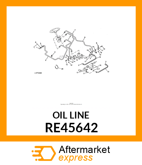 OIL LINE RE45642