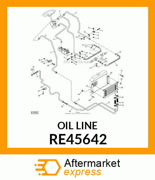 OIL LINE RE45642