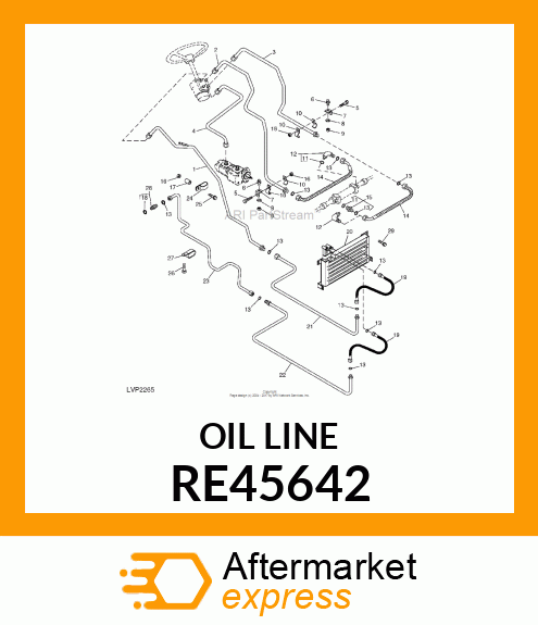 OIL LINE RE45642