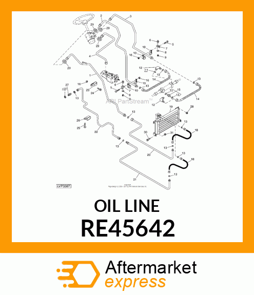 OIL LINE RE45642