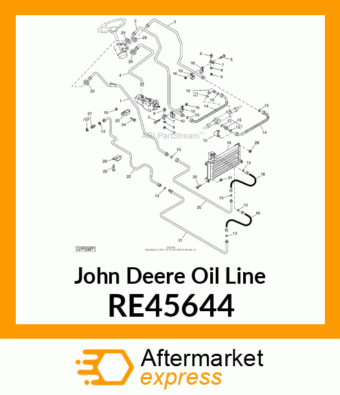 OIL LINE RE45644